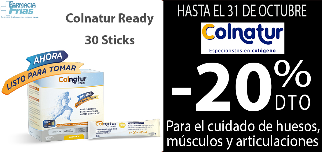 Promoción Colnatur  Ready en Farmacia Frias